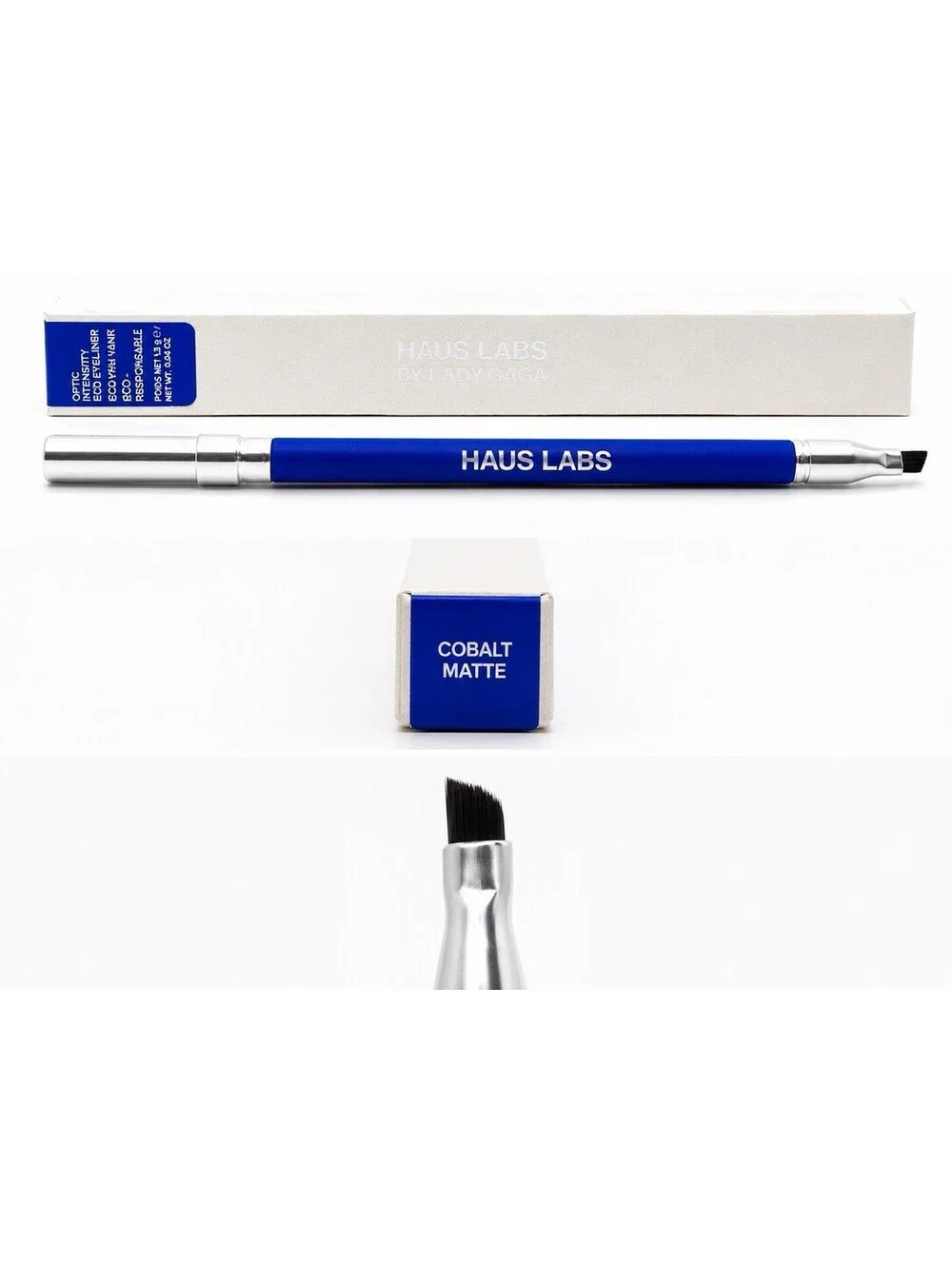 Haus Labs Optic Intensity Eco Eyeliner Cobalt Matte Blue NIB Vegan Lady Gaga